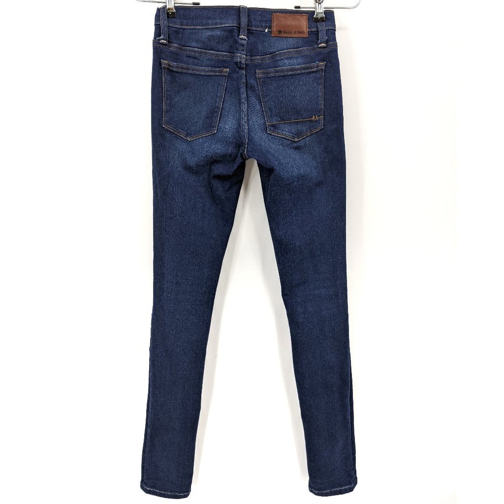 HENRY & BELLE Super Skinny Rustic Wash Jeans Sz 24 - Picture 7 of 10